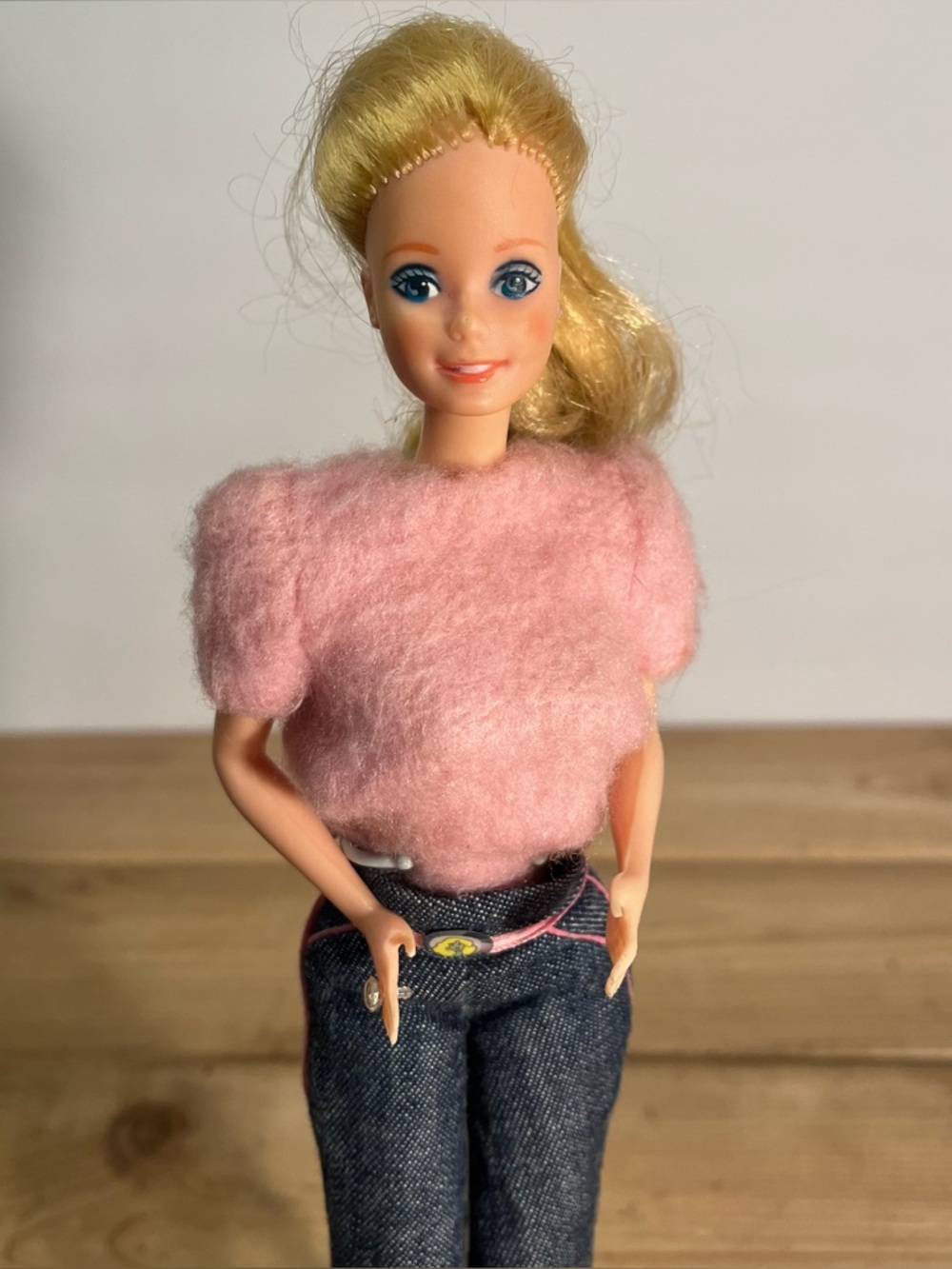 Vintage FASHION JEANS #5315 Superstar Barbie Doll Jewelry, Outfit, Boots 1981